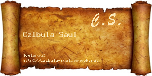 Czibula Saul névjegykártya
